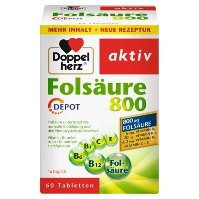 DH aktiv Folna kiselina 800 a 60 tableta