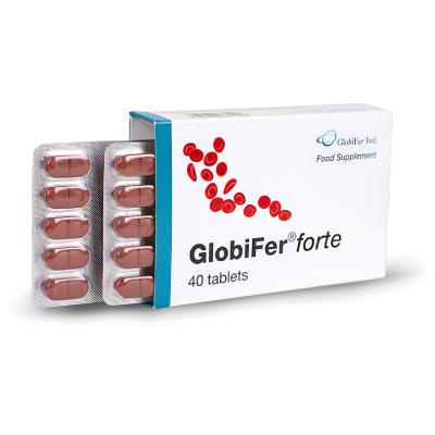 Globifer forte+ 40 tbl. sa folnom kiselinom i B12