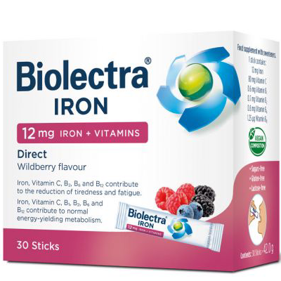 Biolectra željezo + vitamin C a30