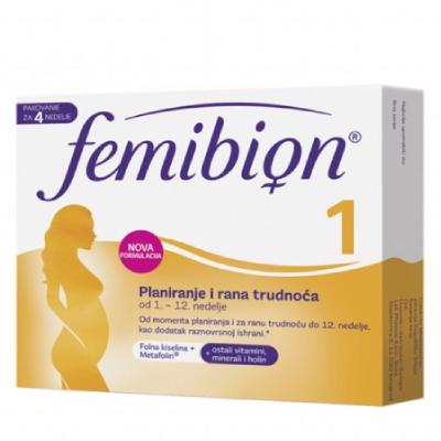 FEMIBION 1 Planiranje + rana trudnoća tablete a 30