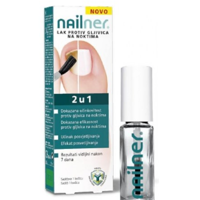 Nailner  2u1 lak protiv gljivica na noktima