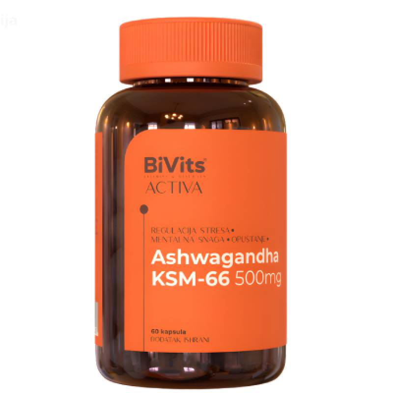 Bivits activa Aswagandha KSM-66 500mcg