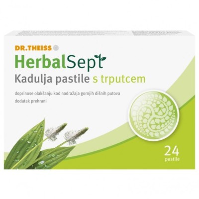 HerbalSept Kadulja pastile s trputcem a24