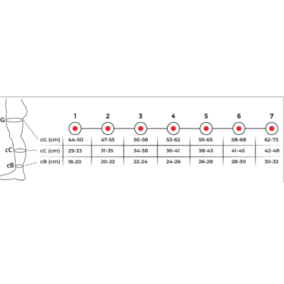Kompresivne dokoljenice muške V920, 20-30mmHG, 280 den