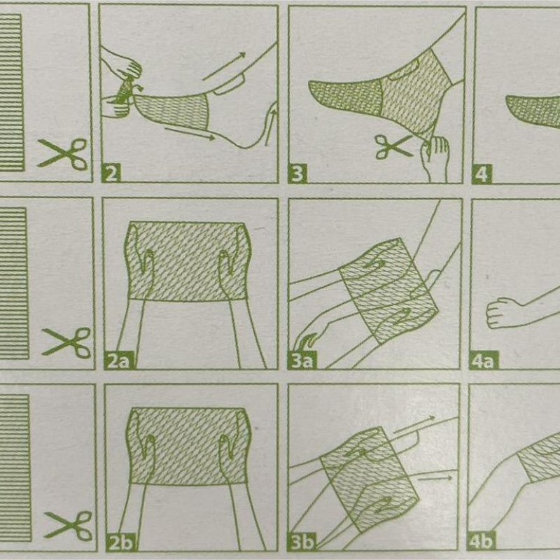 Elastonet turban zavoj 4/1m