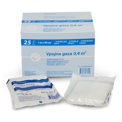 Sterilna gaza 0,4 m2 (1mx40cm)